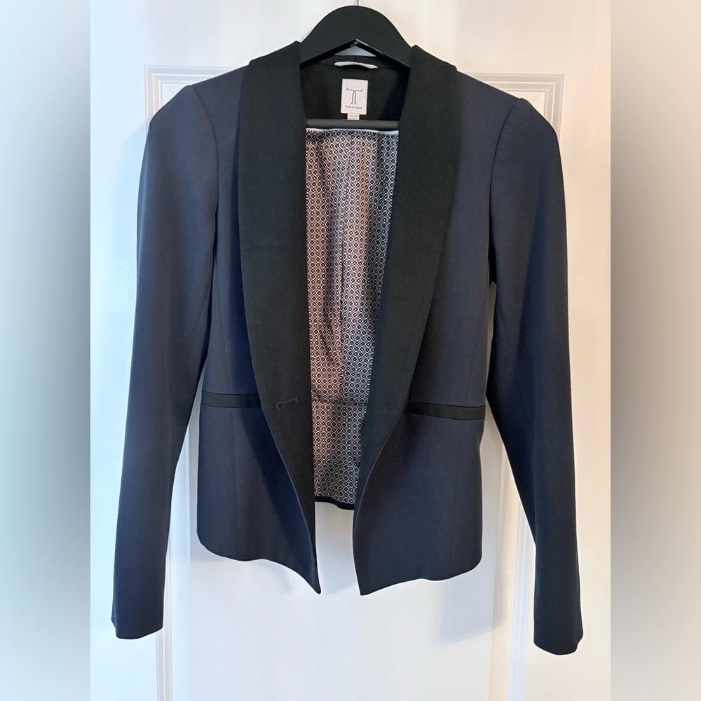 Tristan Suit Jacket (Navy + Black)
